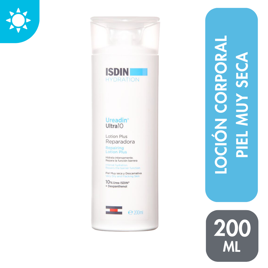 ISDIN UREADIN ULTRA 10 LOTION PLUS 200 ml - Loción corporal hidratante intensa