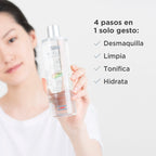 ISDINCEUTICS MICELLAR SOLUTION 400 ml - Agua Micellar facial hidratante para todo tipo de piel - Limpieza