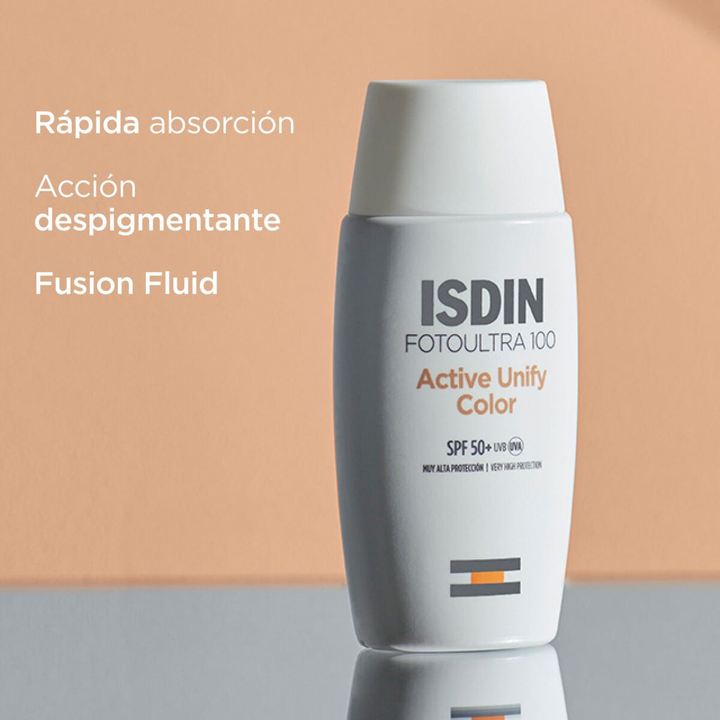 Protector Solar FOTOULTRA ISDIN ACTIVE UNIFY COLOR SPF 50 - 50ml - Bloqueador
