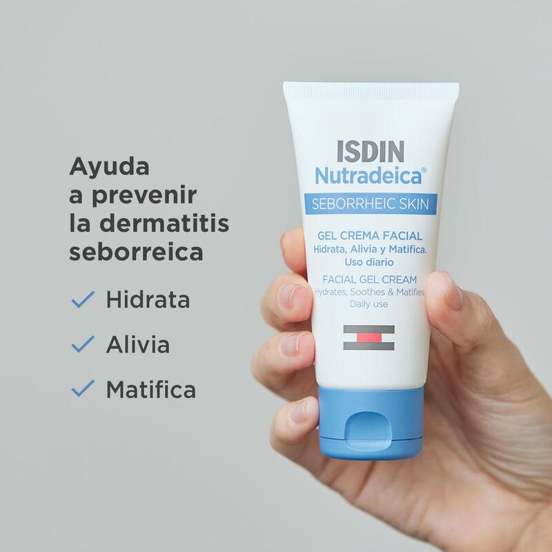 ISDIN NUTRADEICA GEL CREMA FACIAL 50ml - Gel crema facial para pieles con piel excesivamente grasa