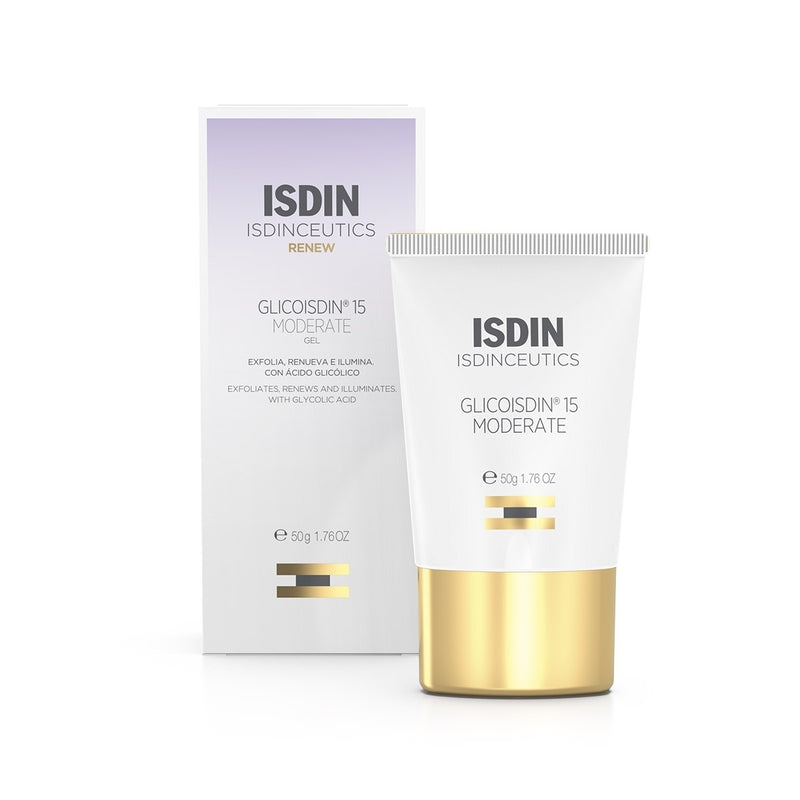 GLICOISDIN 15% GEL 50 ml - Gel facial con efecto peeling con ácido glicólico - Antiedad