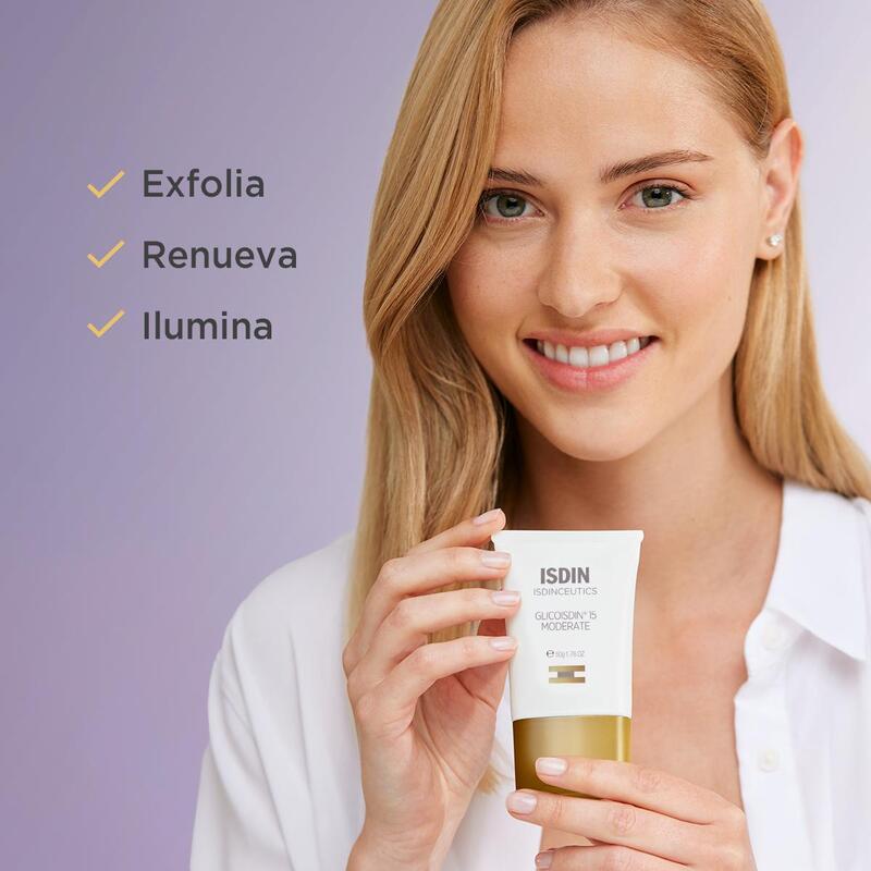 GLICOISDIN 15% GEL 50 ml - Gel facial con efecto peeling con ácido glicólico - Antiedad