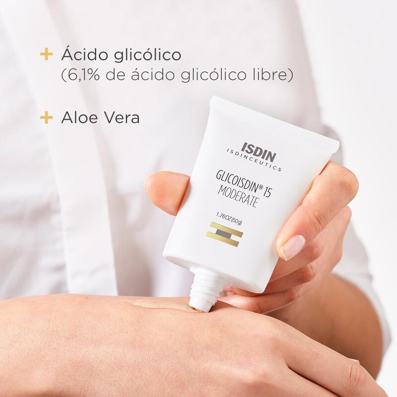 GLICOISDIN 15% GEL 50 ml - Gel facial con efecto peeling con ácido glicólico - Antiedad