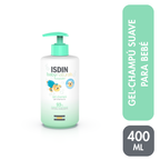 isdin Babynaturals Gel Champú 400ml - Gel shampoo suave para la piel y el cabello del bebé