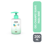 Isdin Babynaturals Gel Champú 200ml - Limpieza cabello y cuerpo para la piel del bebé