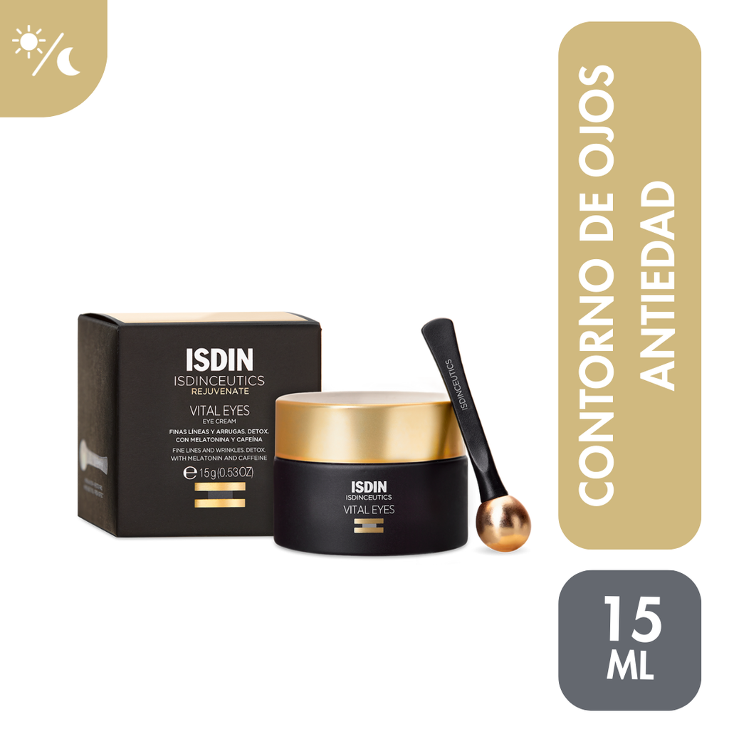 Isdinceutics Vital Eyes 15ml Contorno de los ojos con melatonina atenua lineas de expresión - Antiedad