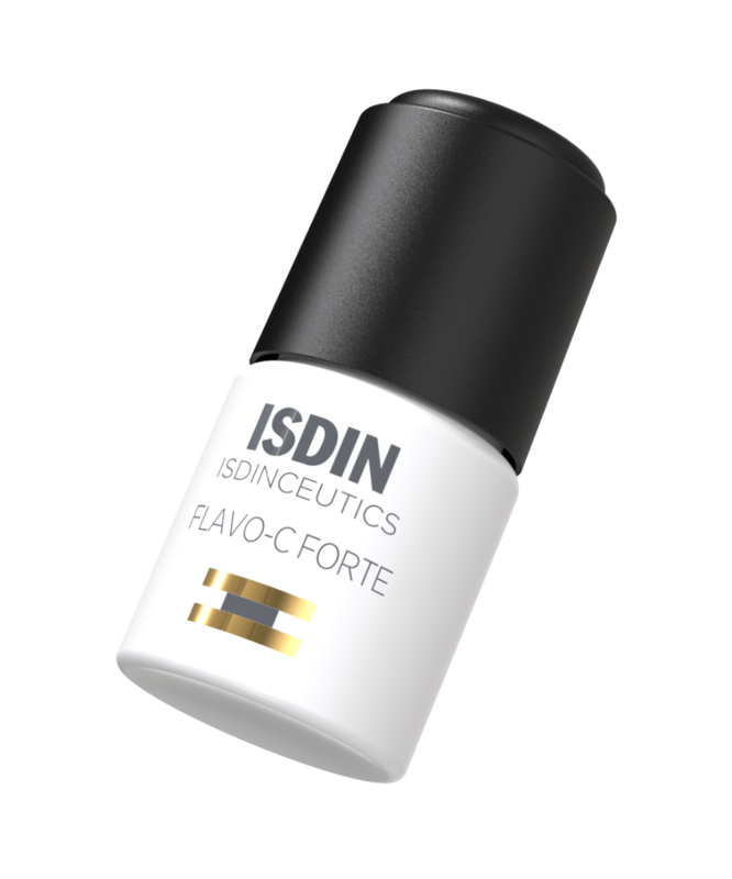 ISDINCEUTICS FLAVO FORTE X 3 X 5.3 ml - Sérum facial con 15% de vitamina C pura y fresca - Antiedad