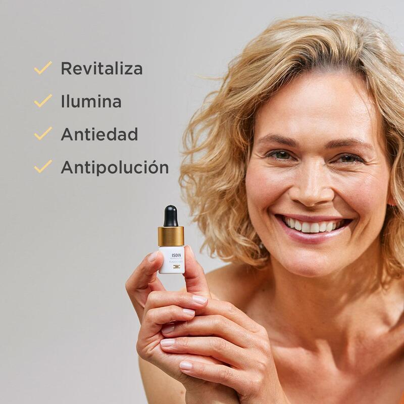 ISDINCEUTICS FLAVO FORTE X 3 X 5.3 ml - Sérum facial con 15% de vitamina C pura y fresca - Antiedad