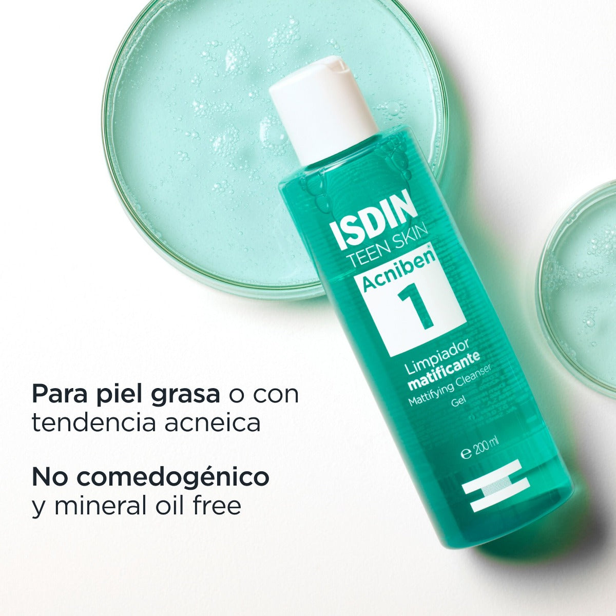 Limpiador Facial Isdin Matificante 200 ml