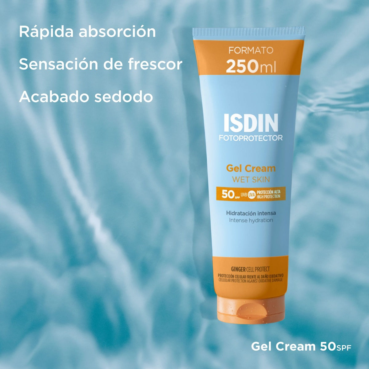 Isdin Fotoprotector Gel Cream 250ml - Bloqueador corporal