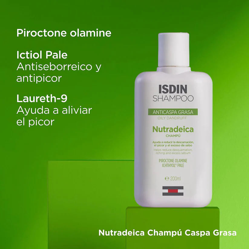 Isdin Nutradeica Shampoo Anticaspa Grasa 200 ml
