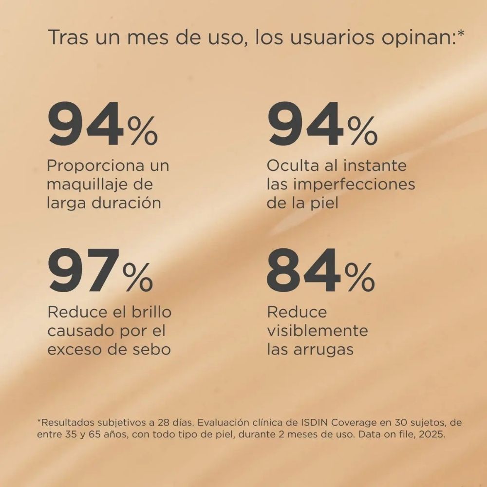 Base de Maquillaje Isdin Coverage  2.0 Beige Spf50+ 30 Gr | Isdin