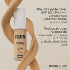 Base de Maquillaje Isdin Coverage 3.0 Sand Spf50+ 30 Gr