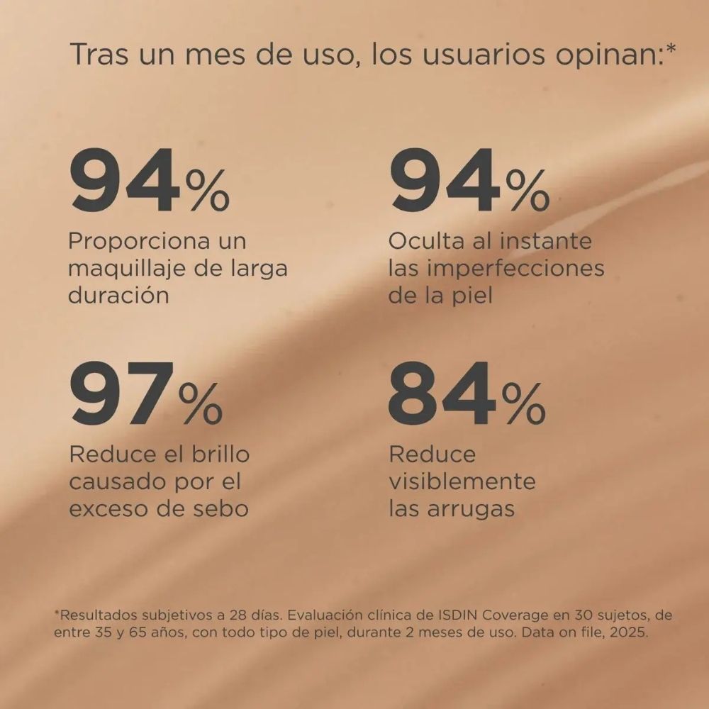 Base de Maquillaje Isdin Coverage 3.0 Sand Spf50+ 30 Gr