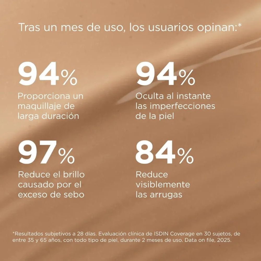 Base de Maquillaje Isdin Coverage 4.0 Golden Spf50+ 30 Gr