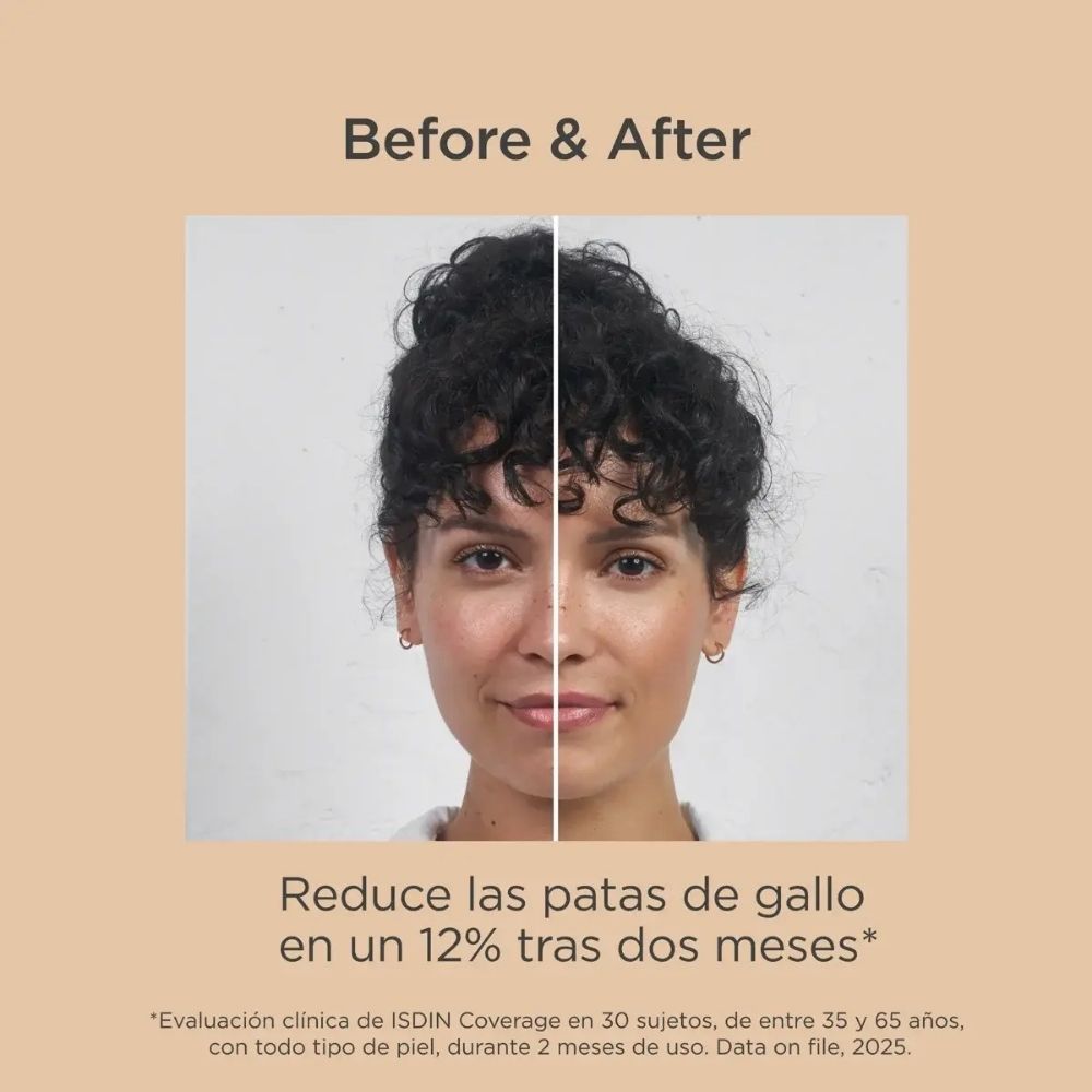 Base de Maquillaje Isdin Coverage 4.0 Golden Spf50+ 30 Gr