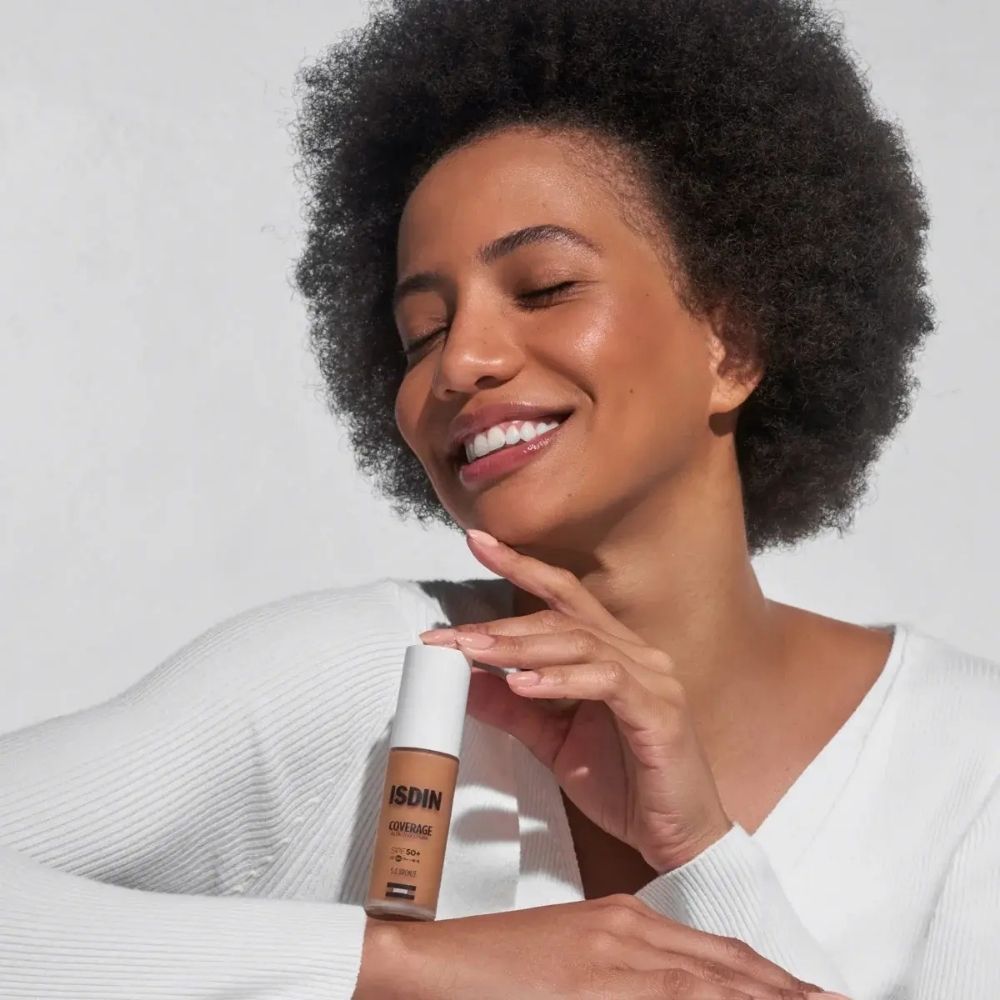 Base de Maquillaje Isdin Coverage 5.0 Bronze Spf50+ 30 Gr