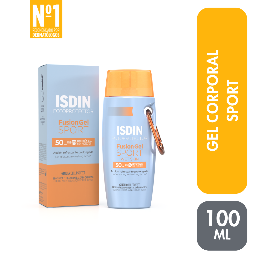 Isdin Fotoprotección Fusion Gel Sport 100ml -  Bloqueador corporal