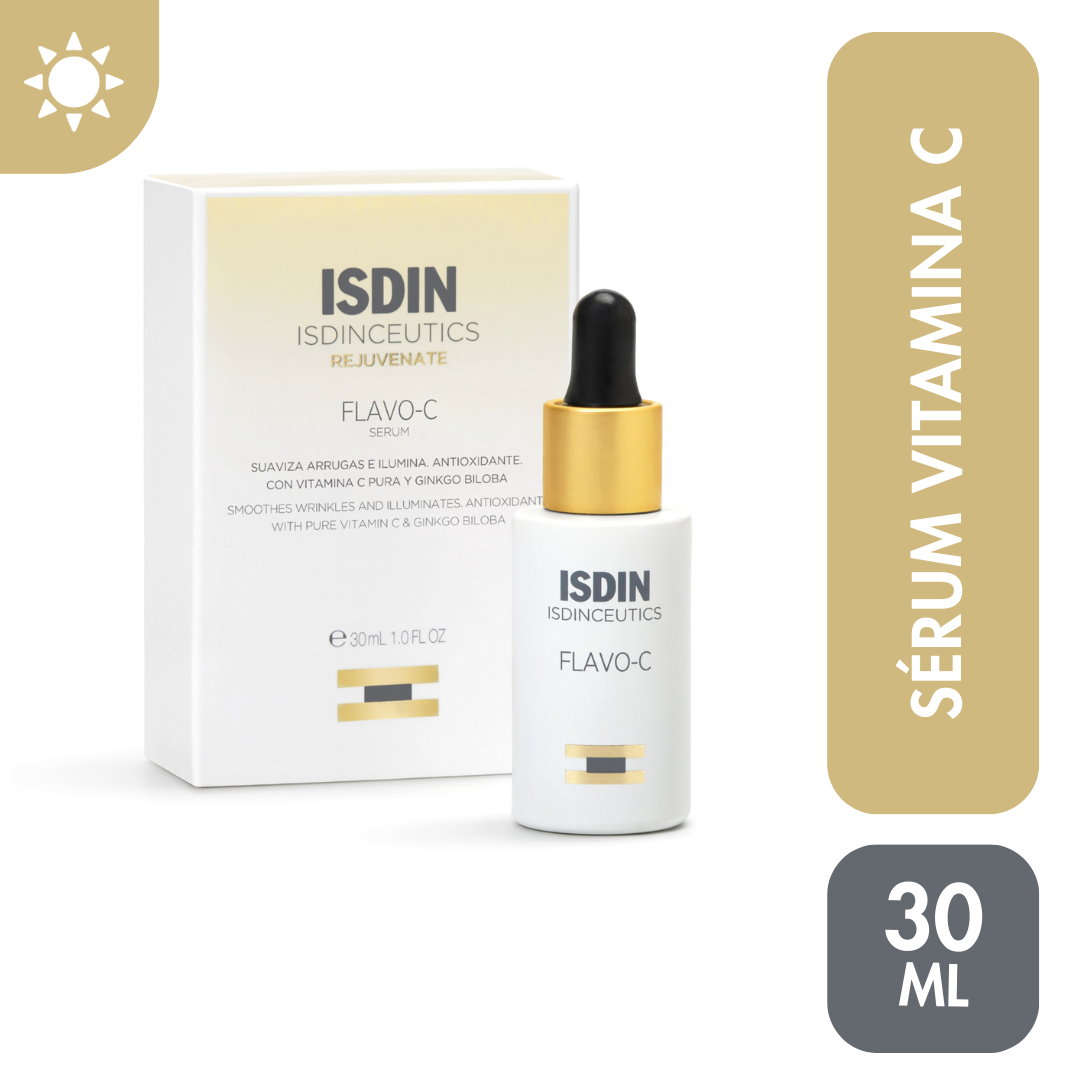 ISDINCEUTICS FLAVO C  SERUM 30 ml - Sérum facial con 8% de vitamina C - Antiedad