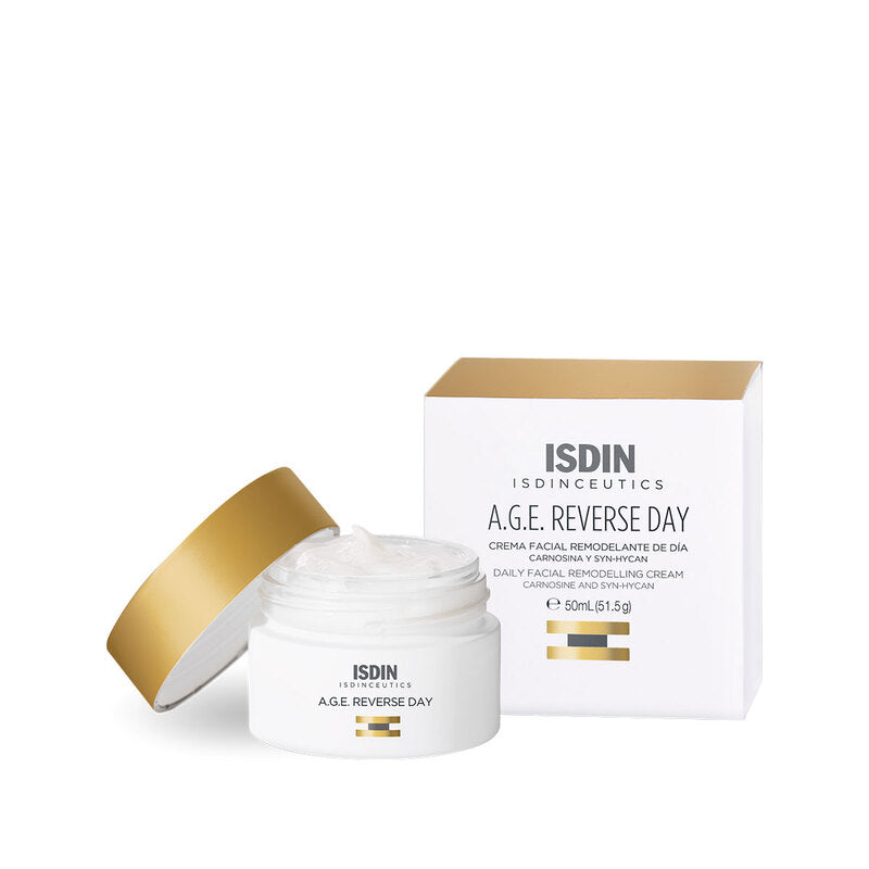 ISDINCEUTICS AGE REVERSE DAY 50 ml - Crema remodelante facial con triple acción - Antiedad