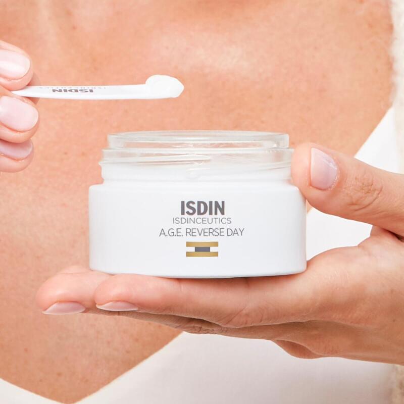 ISDINCEUTICS AGE REVERSE DAY 50 ml - Crema remodelante facial con triple acción - Antiedad