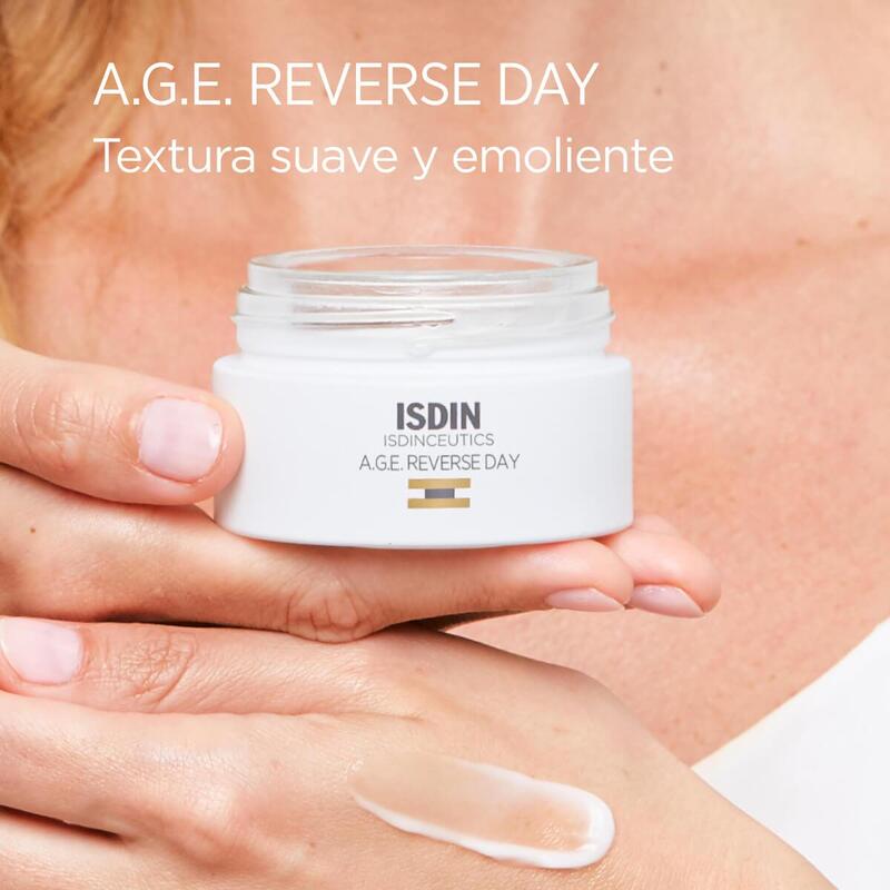 ISDINCEUTICS AGE REVERSE DAY 50 ml - Crema remodelante facial con triple acción - Antiedad