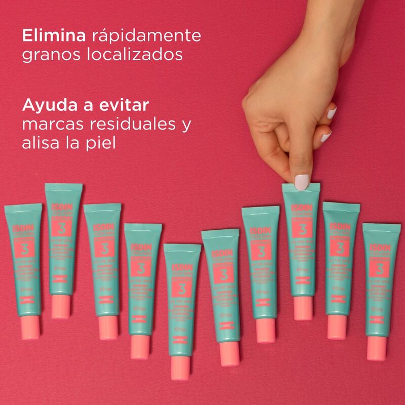 Isdin Acniben ON THE SPOT 15ml - Gel corrector de granos faciales localizados para piel el mixta a grasa