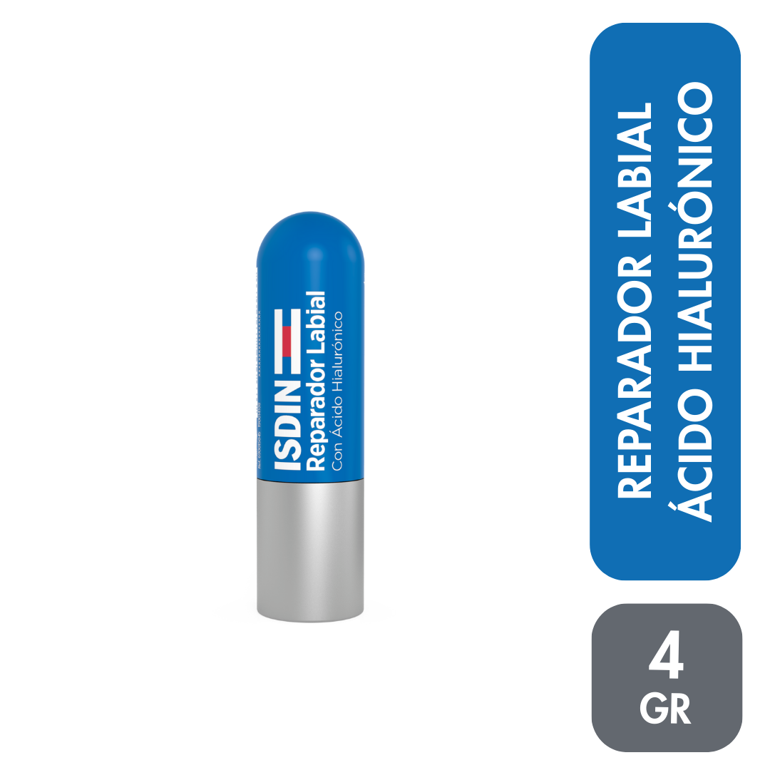 Reparador Labial con Ácido Hialurónico ISDIN Barra 4 gr 