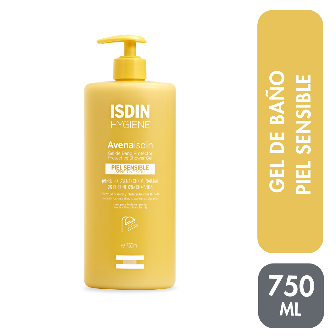 Isdin Higiene Avena Protective Shower Gel 750ml - Limpieza corporal para piel sensible