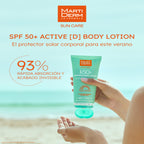 Fotoprotector Active [D] Body Lotion FPS50+ Sun Care 200ML | Martiderm
