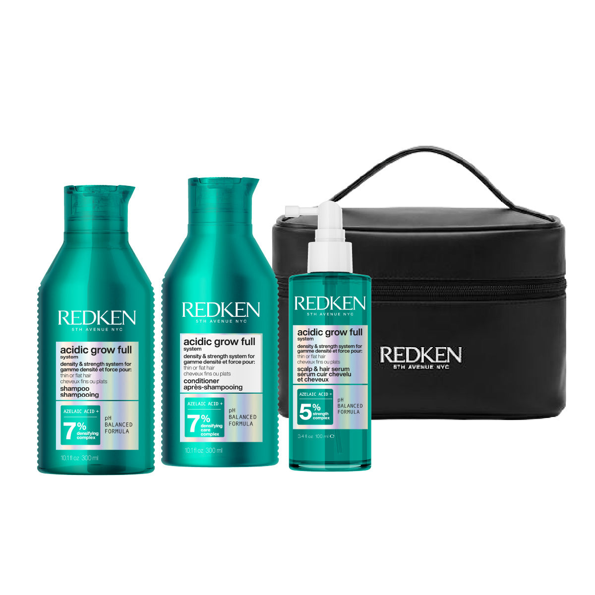 Pack x3 Acidic Grow Full System Redken