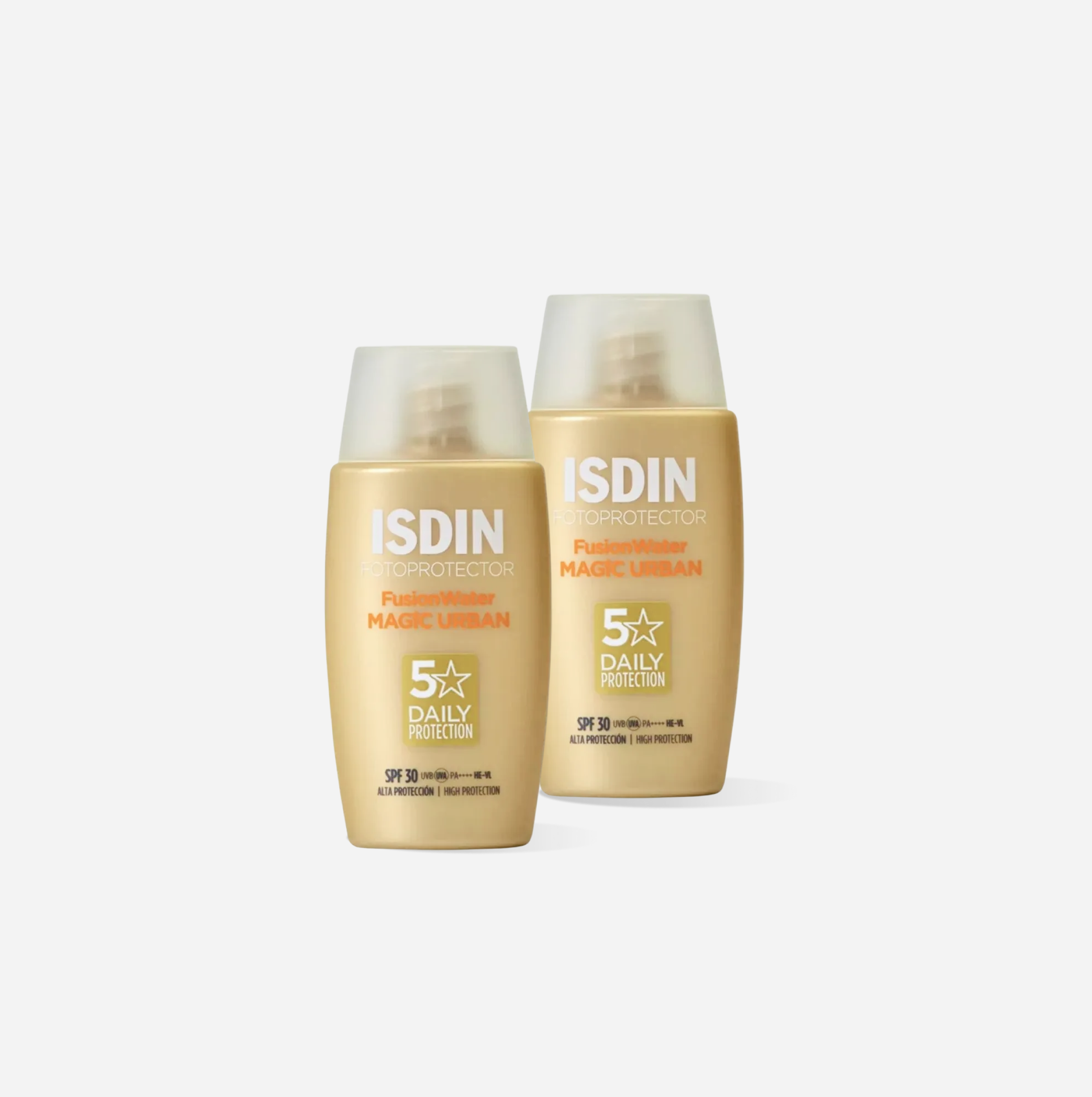 Pack 2x1 Fotoprotector Fusion Water Magic Urban SPF30 50ml