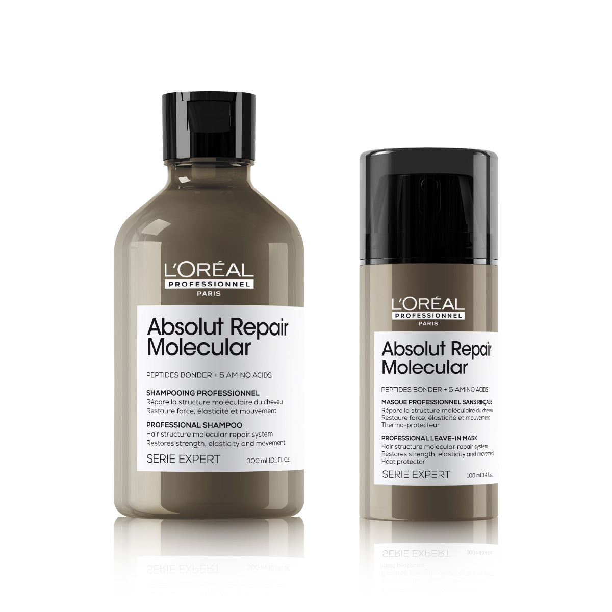 Pack Absolut Repair Molecular Shampoo + Termoprotector | LOREAL PROFESSIONNEL