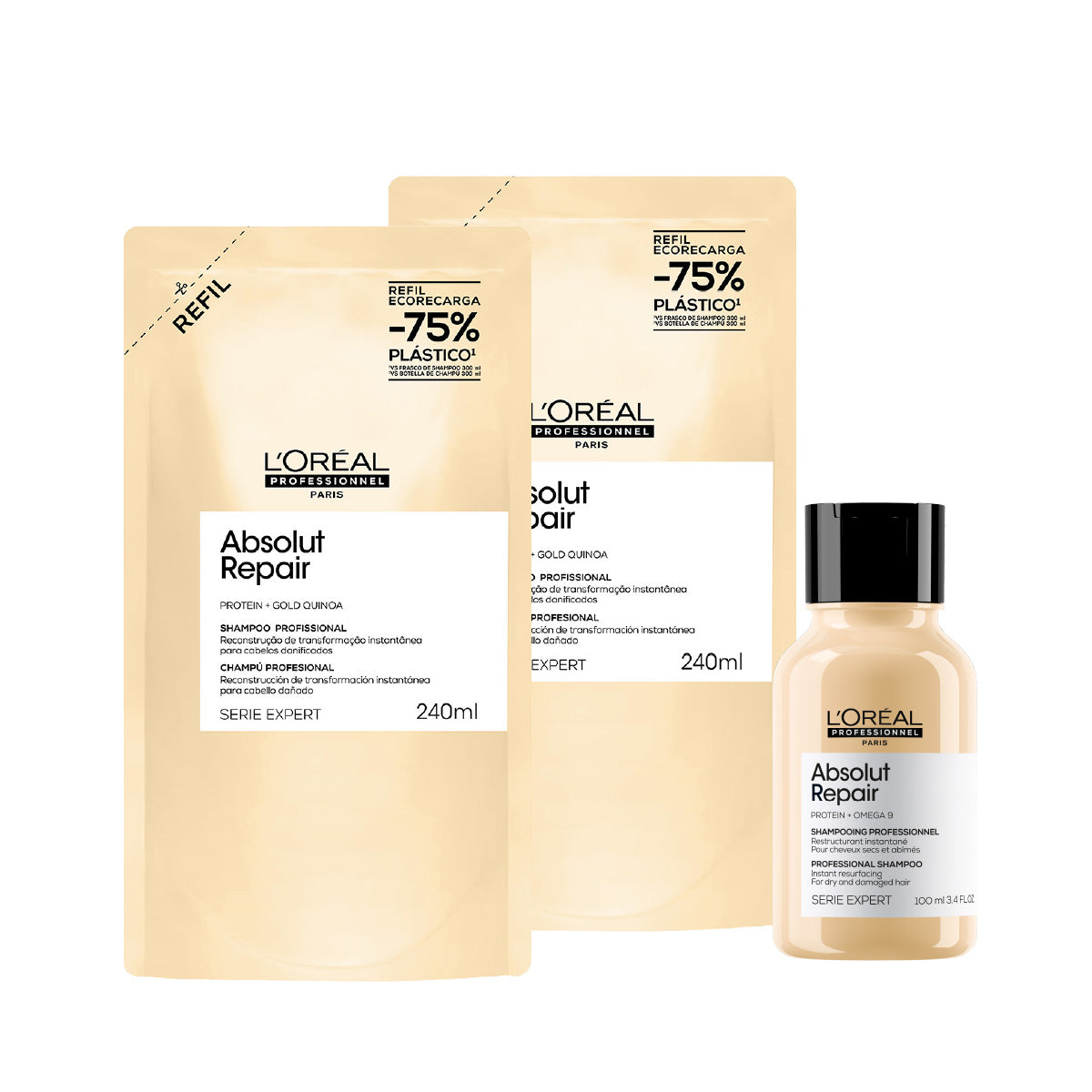 Pack L'Oréal Professionnel Absolut Repair - Pack Doble Refill Reparador