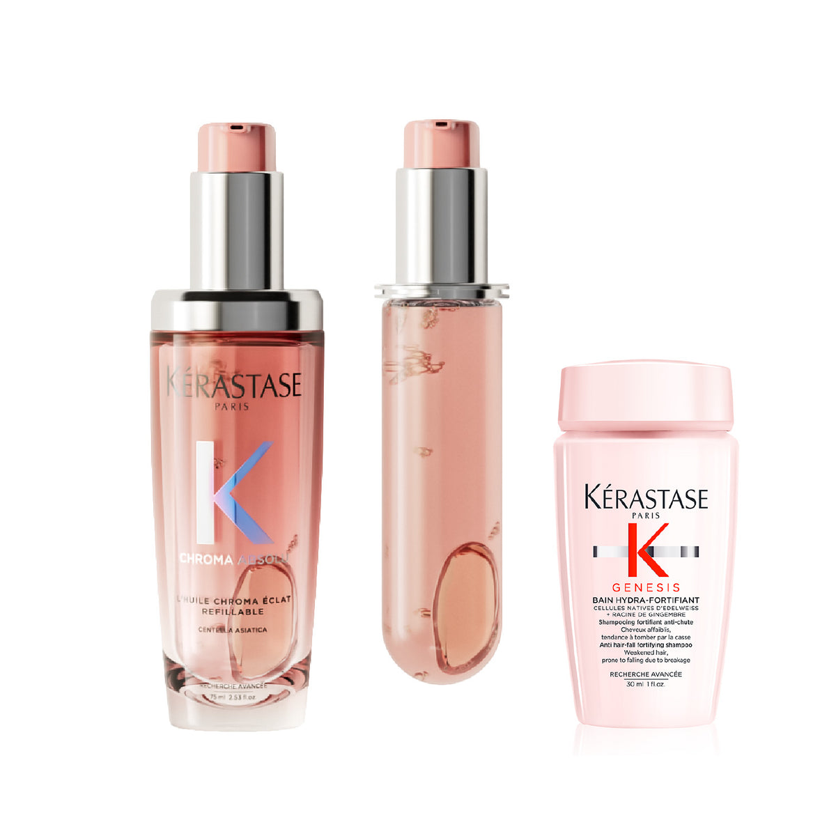 Pack Chroma Absolu - Aceite Brillo Protector De Color + Refill | Kérastase