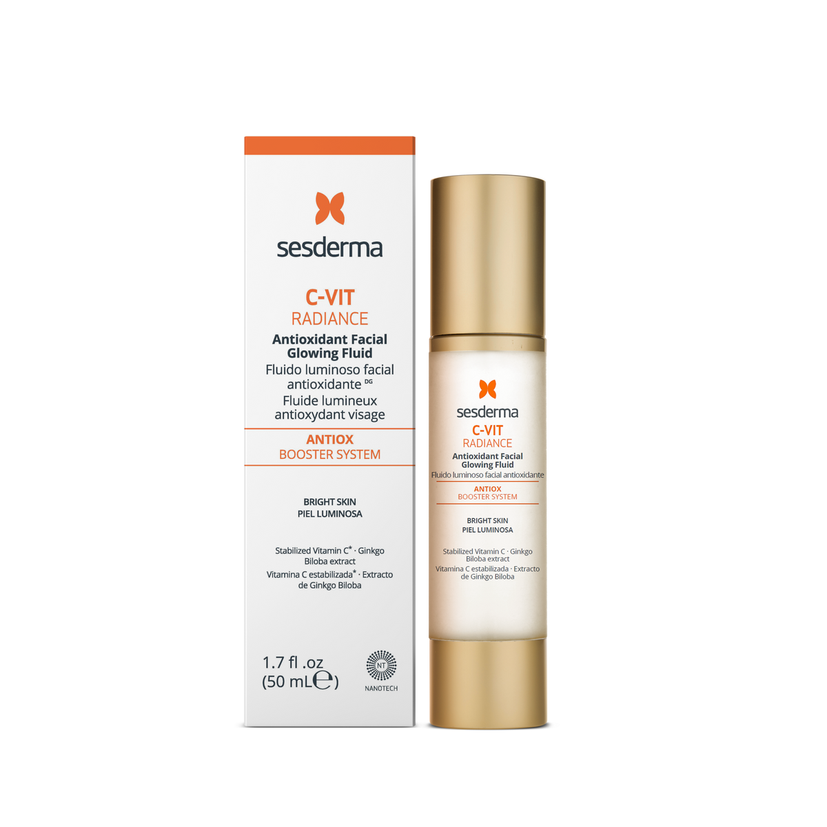 C-Vit Radiance Fluido Luminoso Facial Antioxidante | Sesderma