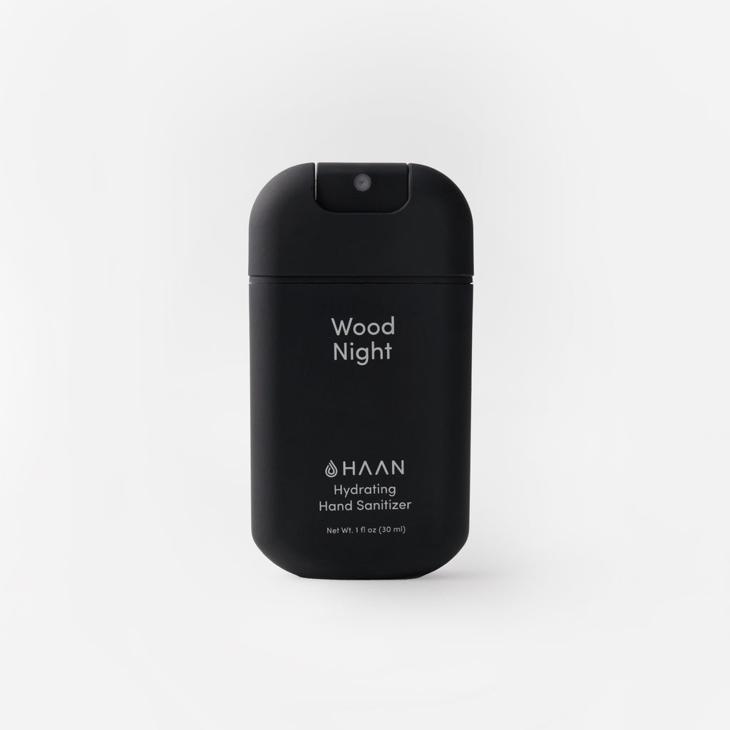 Gel Sanitizer Desinfectante De Manos Haan Wood Night Bottle 30Ml