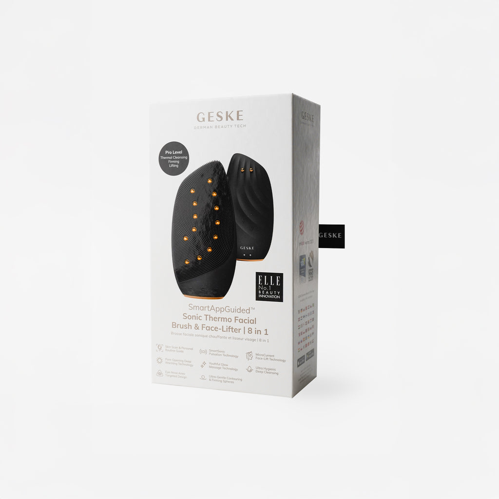 Geske | Sonic Thermo Facial Brush & Face-Lifter | 8 In 1