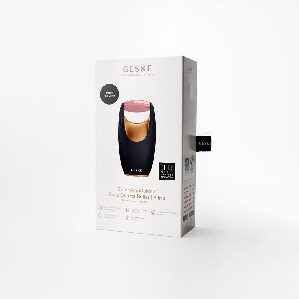 Geske | Rose Quartz Roller | 5 In 1