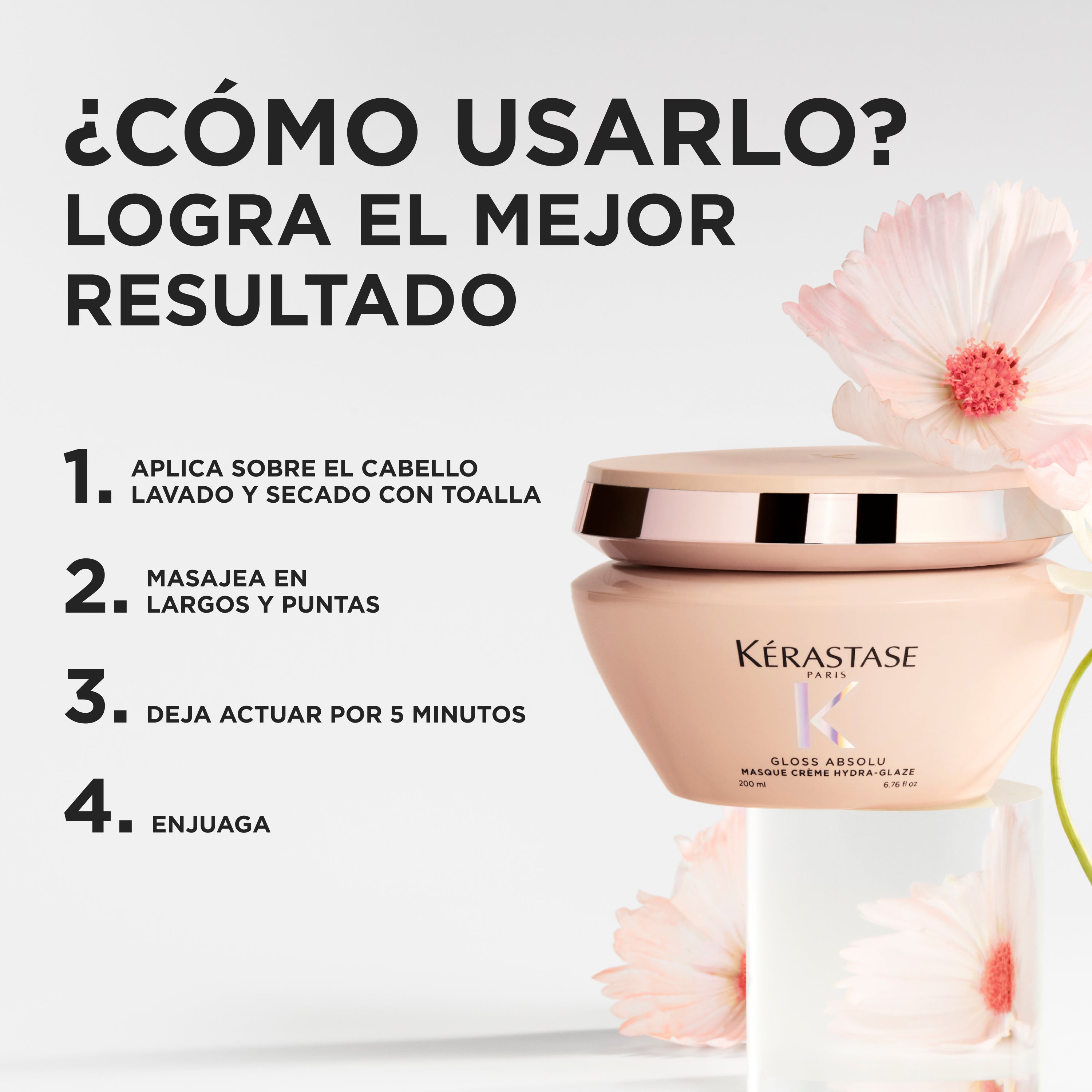 Mascarilla Gloss Absolu Creme Hydra Glaze 200ml | Kerastase