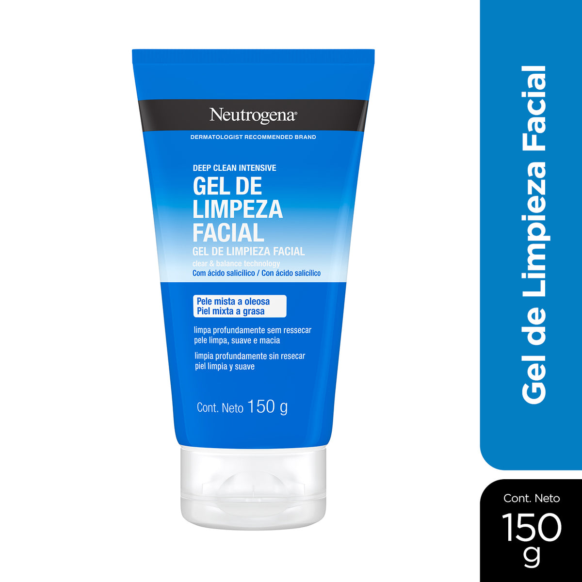 Neutrogena Gel Limpiador Facial Deep Clean 150ml