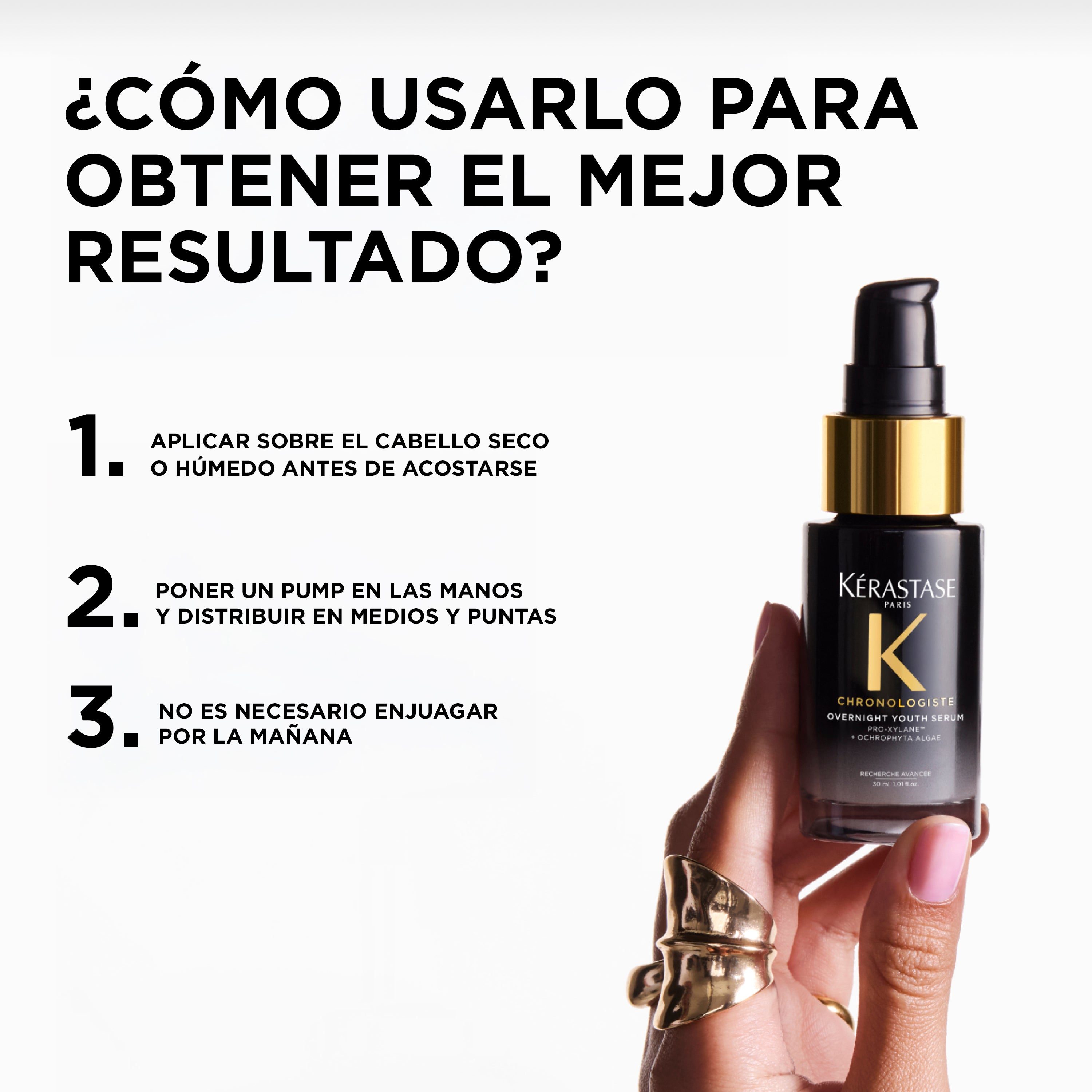 Chronologiste Sérum Capilar Rejuvenecedor de Noche 90ml | Kerastase