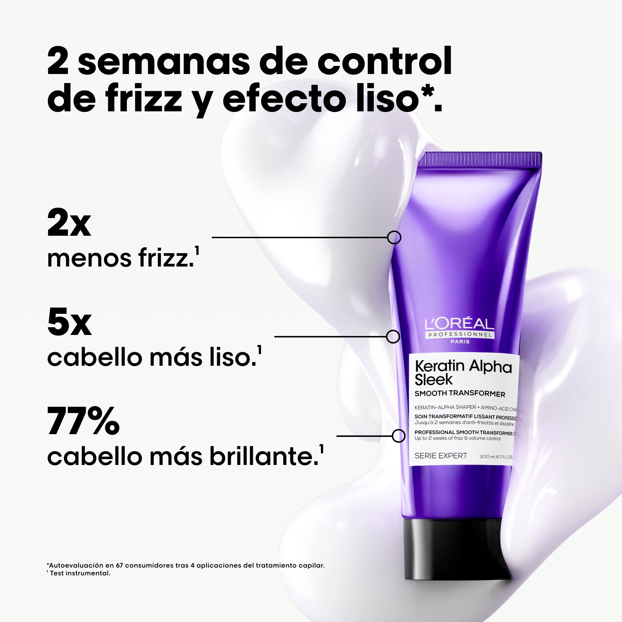 Smooth Transformer Keratin Alpha Sleek 200ml | L'Oreal Professionnel