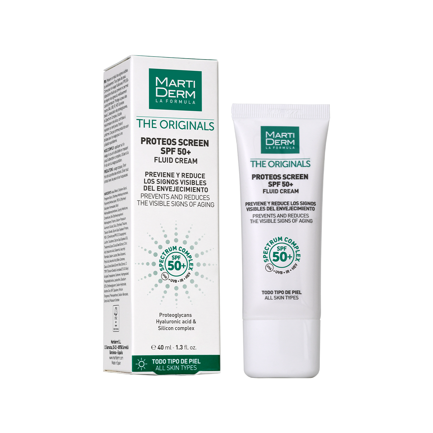 Fotoprotector Proteos Screen Fps50+ Originals 40Ml | Martiderm