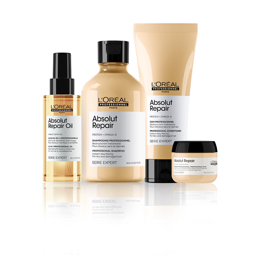 Pack Shampoo + Acondicionador + Serum Absolut Repair Loreal Professionnel