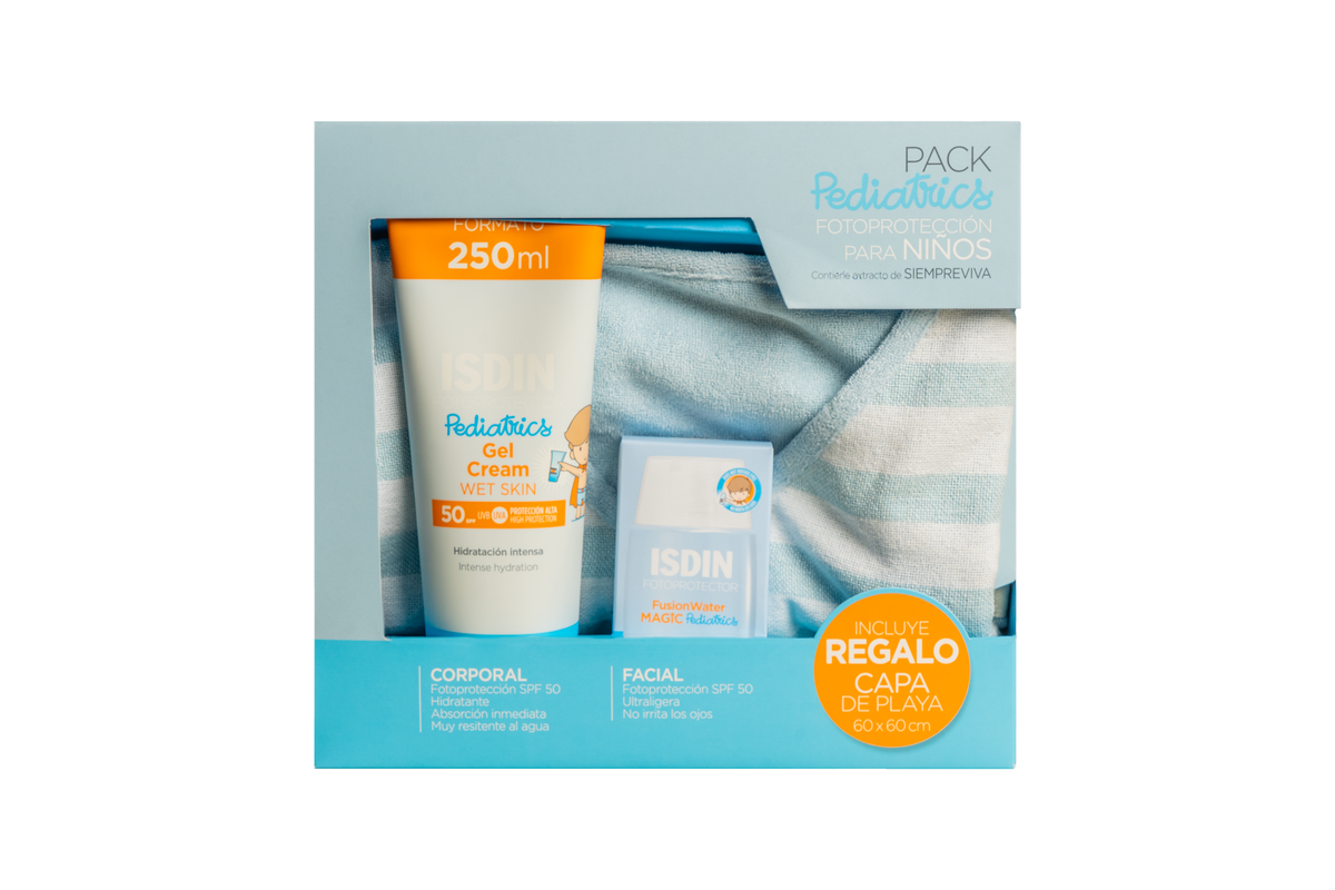 Pack Gel Cream Pediatrics 250Ml + Fusion Water Magic Pediatrics 50Ml + Capa | Isdin