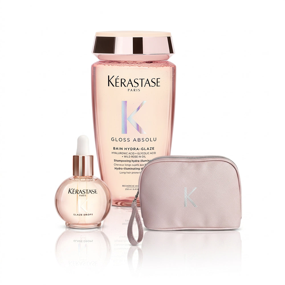 Pack Kerastase Gloss Absolu: Bain 250Ml + Glaze Drops 45Ml