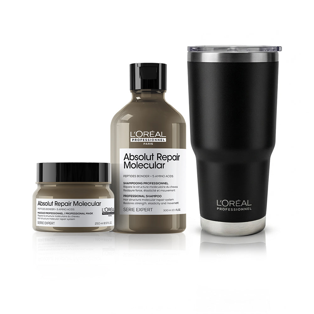 Pack Absolut Repair Molecular Shampoo 300ml + Mascarilla 250ml Loreal Professionnel
