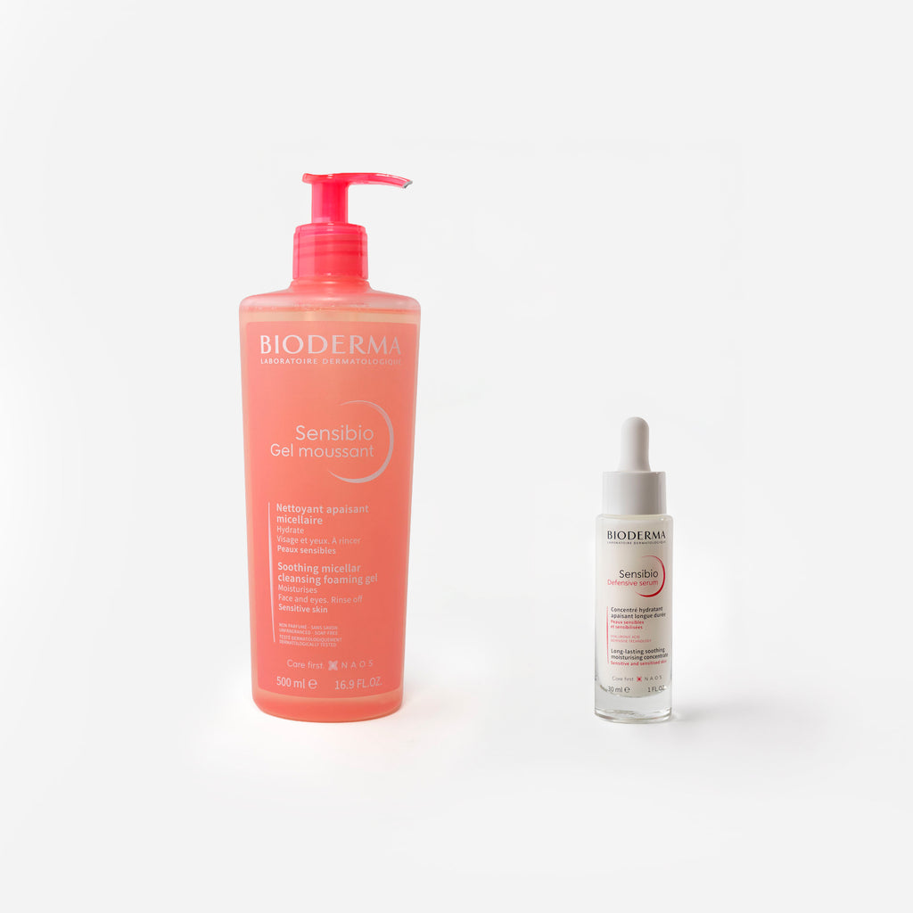 Dúo Bioderma Limpieza + Tratamiento Para Pieles Sensibles