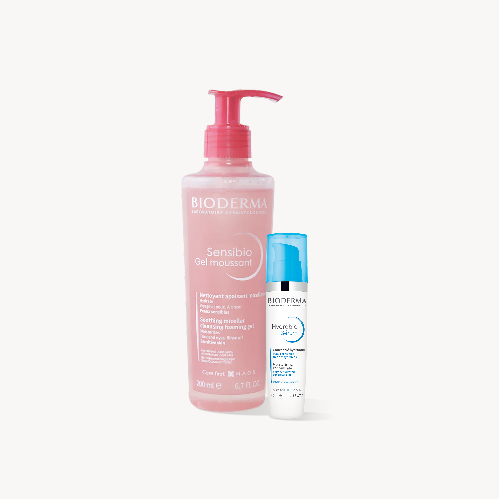 Pack Bioderma Sensibio Limpiador 200ml & Hydrabio Serum